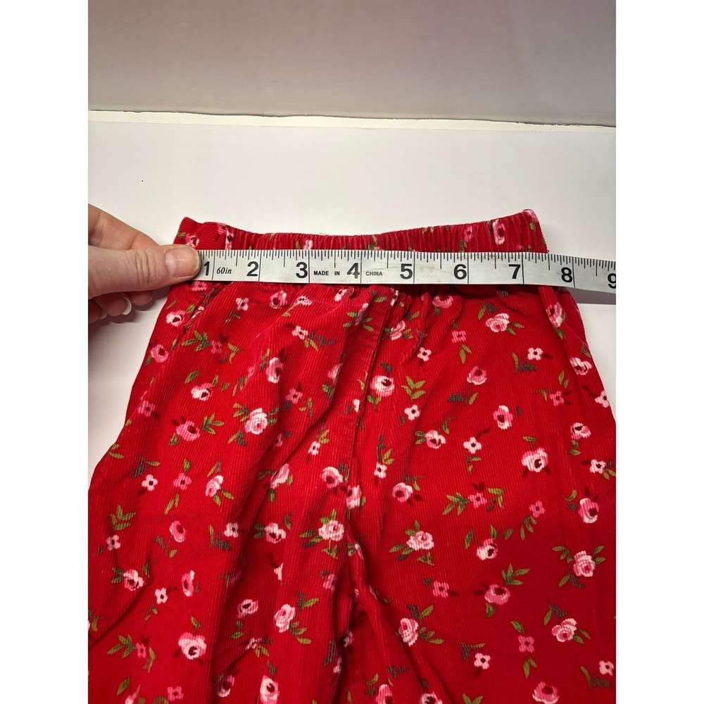 Vintage Kids Clothes McKids McDonald's Red Rose Corduroy (12 mon) - Picture 5 of 7